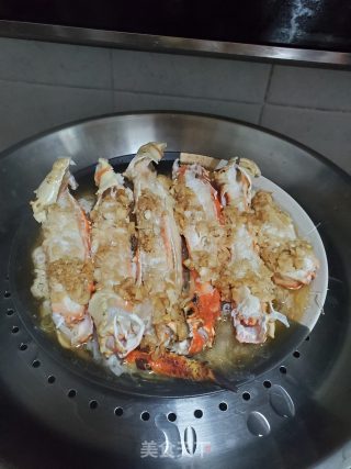 蒜蓉蟹棒蒸粉丝的做法步骤：7