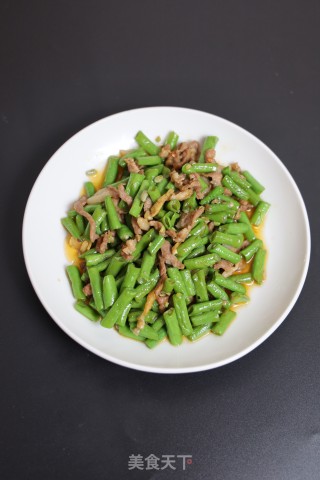 肉丝炒豆角的做法步骤：9