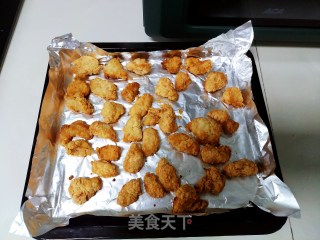 空气炸烤箱烤鸡米花的做法步骤：3