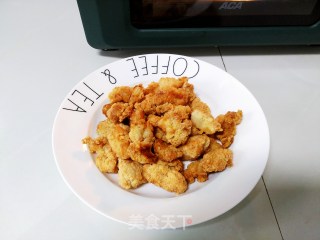 空气炸烤箱烤鸡米花的做法步骤：4