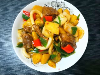土豆烧排骨的做法步骤：8