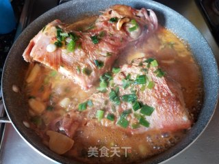 番茄酱烧大眼红斑的做法步骤：9