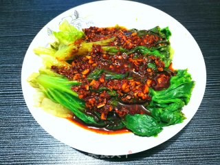 香辣蒜香蚝油生菜的做法步骤：6