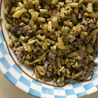 肉末酸豆角的做法步骤：5