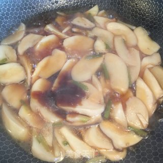 香葱蚝油杏鲍菇的做法步骤：5