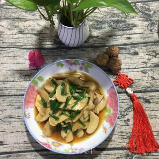 香葱蚝油杏鲍菇的做法步骤：8