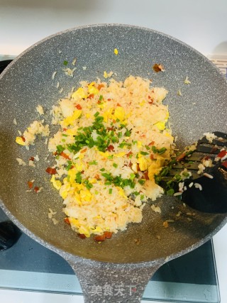 剁椒蛋炒饭的做法步骤：6