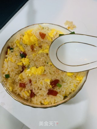 剁椒蛋炒饭的做法步骤：7