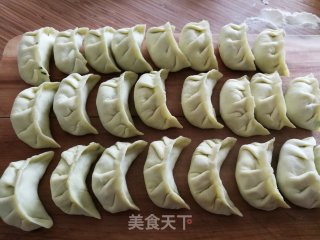 猪肉黄瓜韭菜饺的做法步骤：11