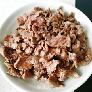 双椒牛肉的做法步骤：6