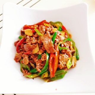 双椒牛肉的做法步骤：12