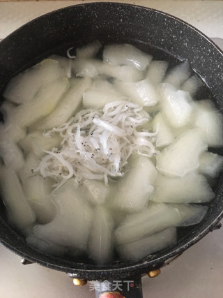 冬瓜银鱼汤的做法步骤：4