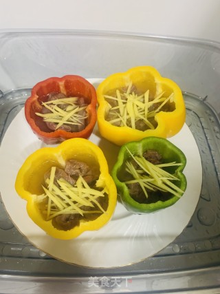 彩椒牛肉的做法步骤：4