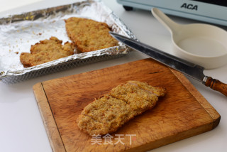 香酥空气烤鸡排的做法步骤：8
