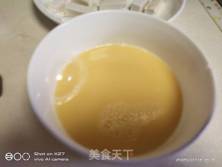 嫩豆腐蒸蛋的做法步骤：3
