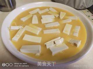 嫩豆腐蒸蛋的做法步骤：4