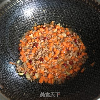 肉末炒三丁的做法步骤：7