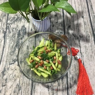 香菜凉拌黄瓜的做法步骤：5