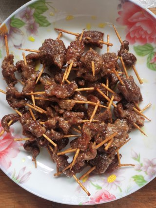 牙签牛肉的做法步骤：10