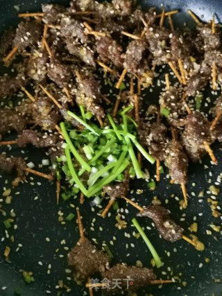 牙签牛肉的做法步骤：14