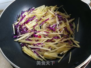 酸辣土豆丝的做法步骤：5