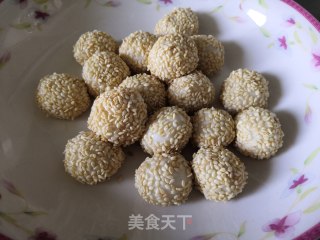 炸麻圆儿的做法步骤：6