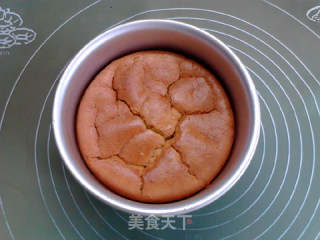 花生酱莜面戚风蛋糕的做法步骤：15