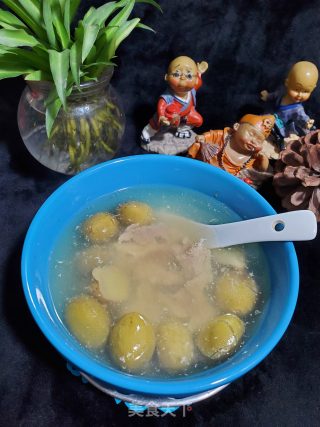 瘦肉炖青橄榄的做法步骤：5