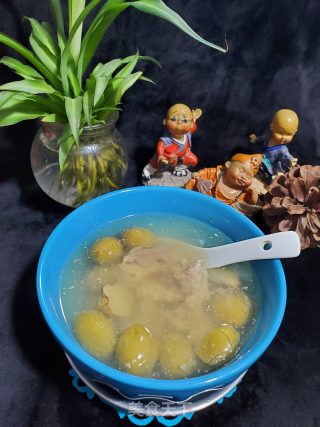 瘦肉炖青橄榄的做法步骤：6