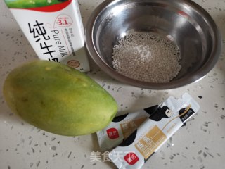 芒果西米露的做法步骤：1