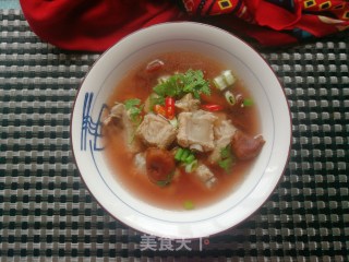 红菇排骨汤的做法步骤：13