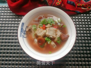 红菇排骨汤的做法步骤：14