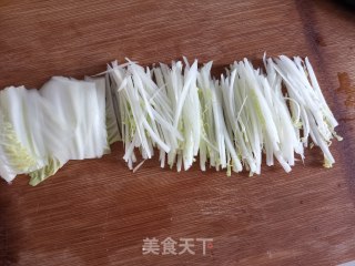 凉拌粉丝白菜心的做法步骤：7