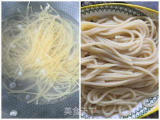番茄肉酱意面的做法步骤：1
