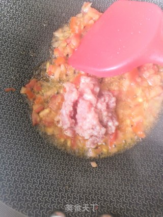 番茄肉酱意面的做法步骤：8