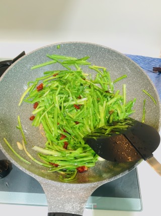 炝炒青龙菜的做法步骤：3