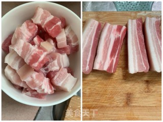 五花肉炒线椒的做法步骤：3