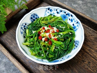 豆腐乳炒空心菜的做法步骤：9