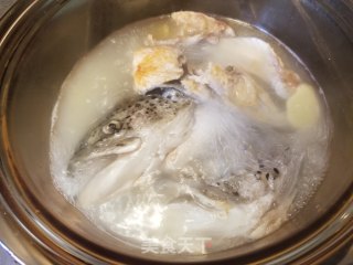 三文鱼头豆腐汤的做法步骤：9