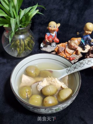 青橄榄煲鸡肉汤的做法步骤：7
