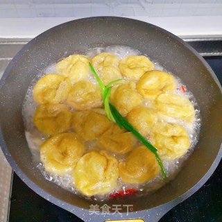 面筋塞肉的做法步骤：3