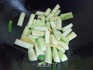葱烧丝瓜的做法步骤：4