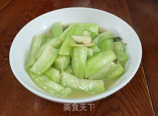 葱烧丝瓜的做法步骤：6