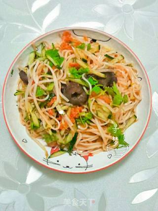 即食海参拌面的做法步骤：6