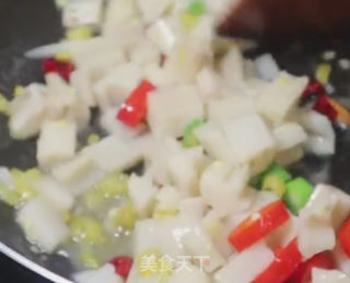 酸辣藕丁的做法步骤：4