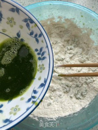 豌豆馒头的做法步骤：3