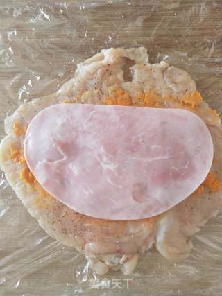 法式蓝带鸡肉卷的做法步骤：4