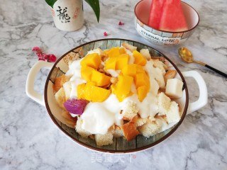 酸奶水果燕麦面包块的做法步骤：5