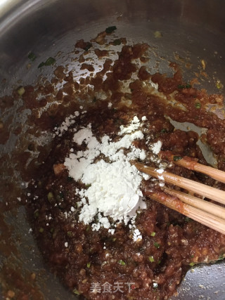 全麦牛肉煎饺的做法步骤：2