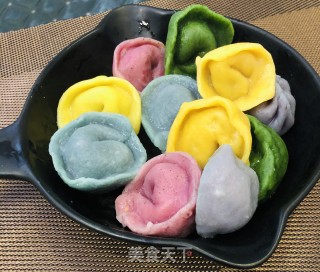 七彩饺子????的做法步骤：14